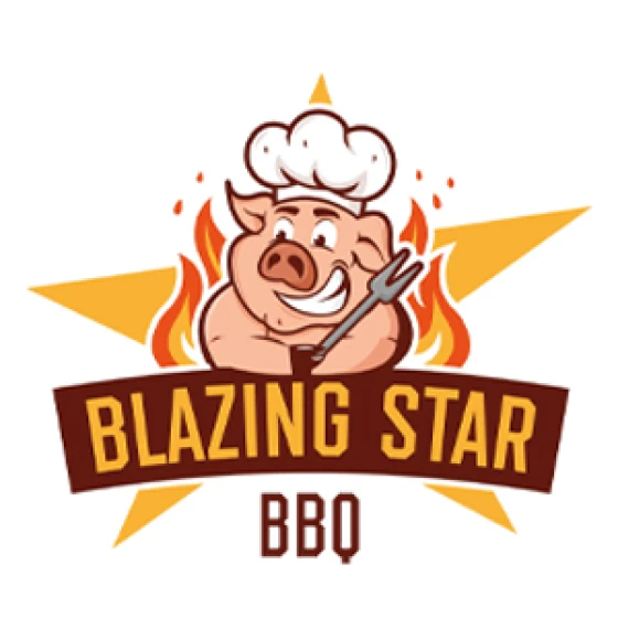 Blazing Star BBQ logo